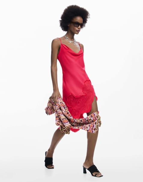 Desigual - Robe nuisette asymétrique - Rose - view 1