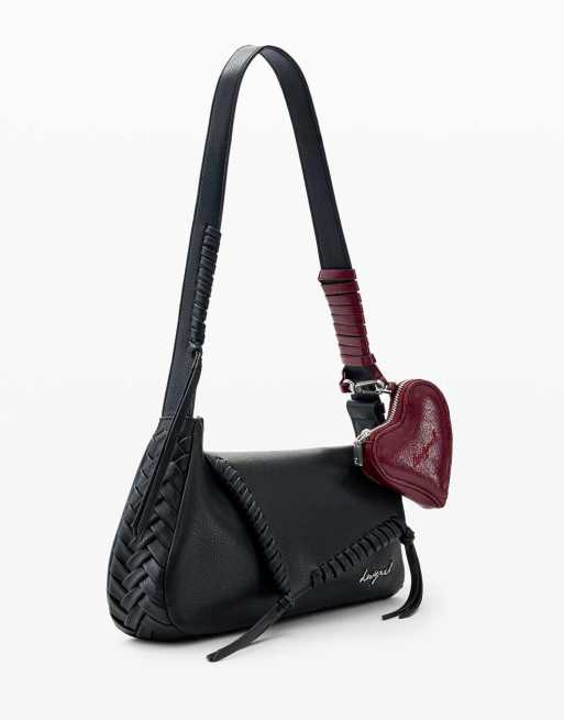 Desigual - Sac de taille moyenne avec cœur - Noir, 2 de 4