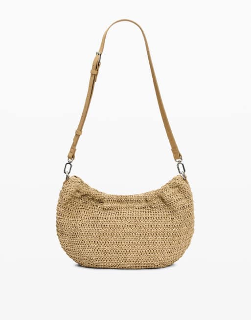 Desigual - Sac en raphia ovale taille moyenne à charms - Beige, 4 de 4