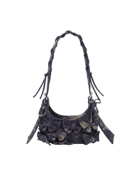 Desigual sac moyen en coton à nœud multicolore - view 1