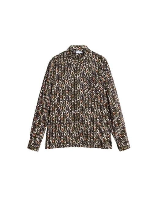 Desigual Shirt for men jacquard in green, 4 of 4