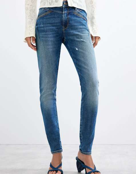 Desigual Skinny denim trousers in blue - view 1