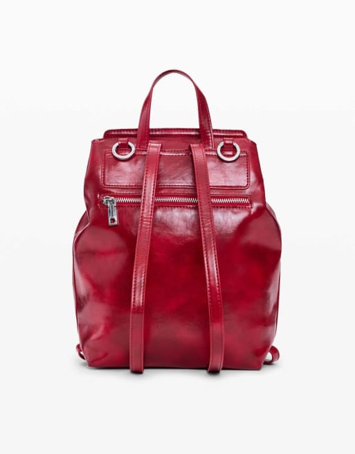 Desigual Small backpack logo in red, 2 of 4