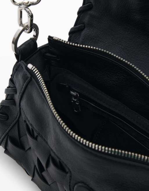Desigual Small braided bag in black, 3 of 4