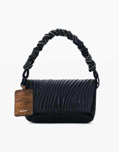 Desigual Small embossed bag in black - view 1