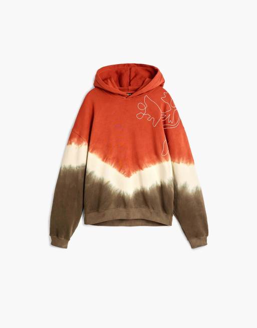 Desigual - Sweat effet tie-dye - Orange, 2 de 4