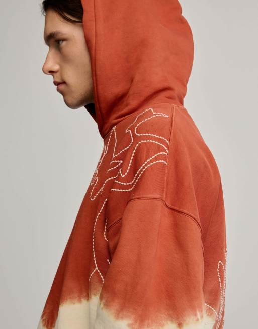 Desigual - Sweat effet tie-dye - Orange, 3 de 4