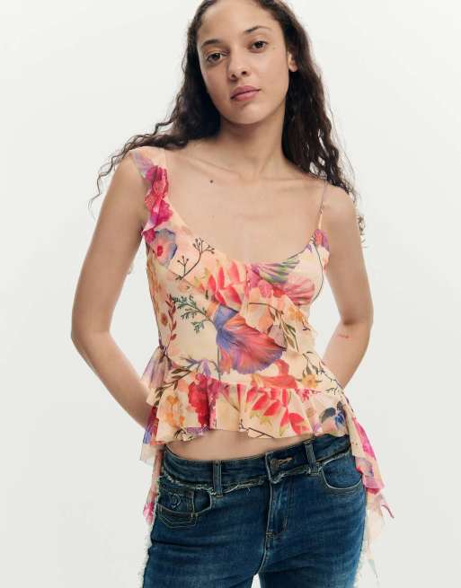 Desigual - T-shirt firmata da Christian Lacroix arancione, 4 di 4