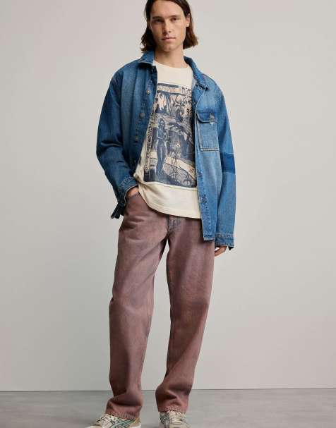 Desigual - T-shirt met Gaugin-print in wit - view 1