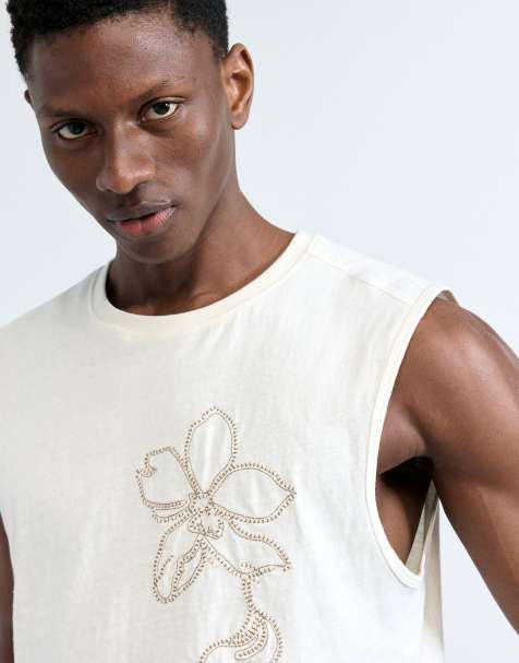 Desigual - Top brodé - Blanc - view 1
