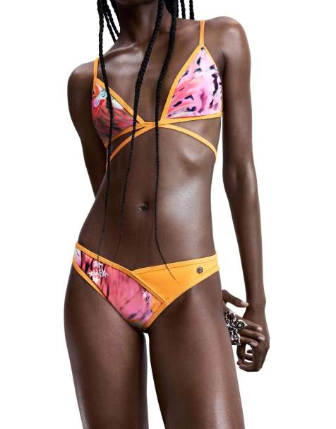 Desigual Tropical bikini in orange - view 1