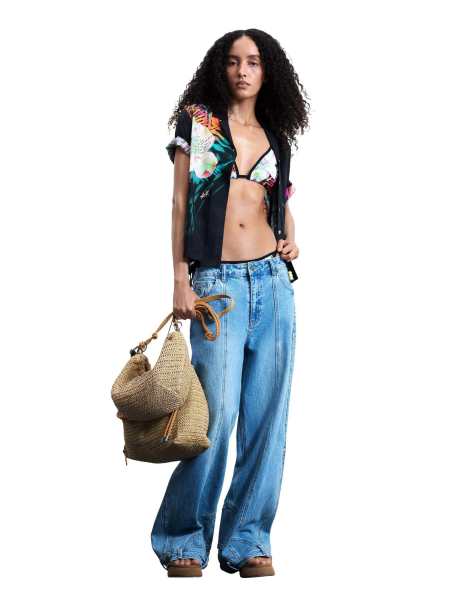 Desigual - Tropical - Overhemd in zwart - view 1