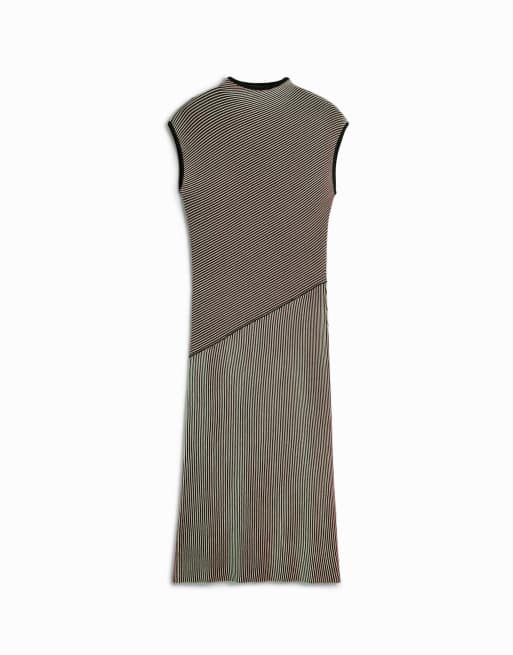 Desigual - Vestito in maglia sfumato con spalline sottili, 4 di 4
