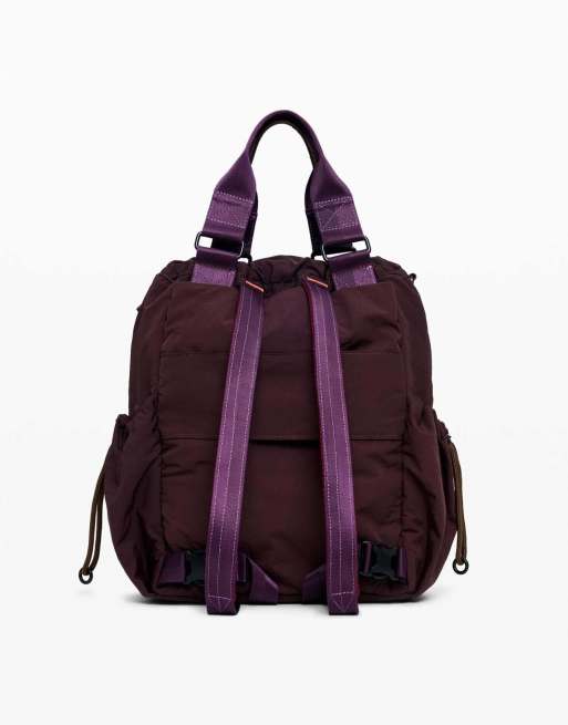 Desigual - Voyager - Zaino rosso medio, 3 di 4
