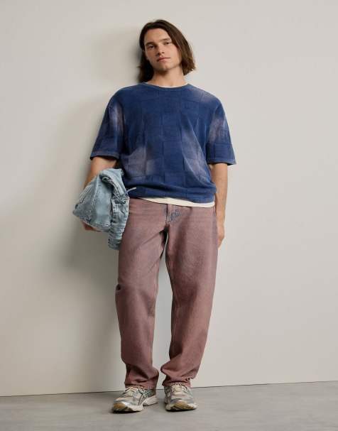 Desigual Washed-effect t-shirt in blue - LBLUE