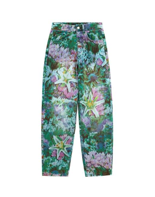 Desigual – Wild Garden – Hose in Blau, 4 von 4