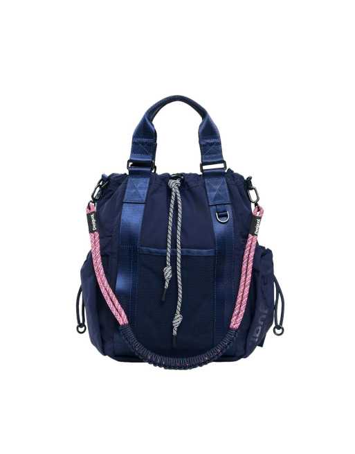 Desigual zaino medio multiposizione in nylon blu, 1 di 4
