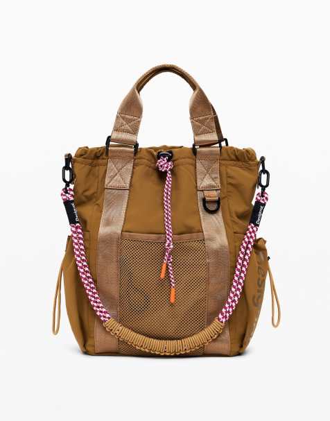 Desigual - Zaino multiposizione marrone con coulisse - view 1