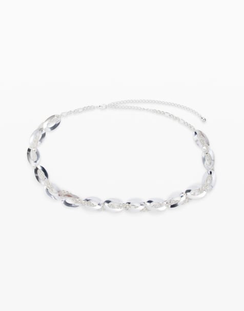 Desigual Zalio chain belt in black - view 1