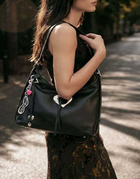 Desigual – Zalio – Mittelgroße Tasche in Schwarz - view 1