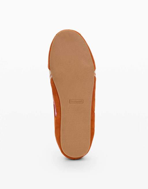 Desigual - Zapatillas deportivas naranjas en dos tonos, 4 de 4