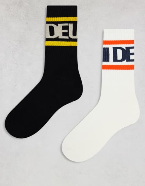 Deus Ex Machina 2 pack based socks in multi - view 1