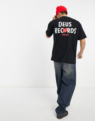 Deus Ex Machina amore t-shirt in black Exclusive to ASOS