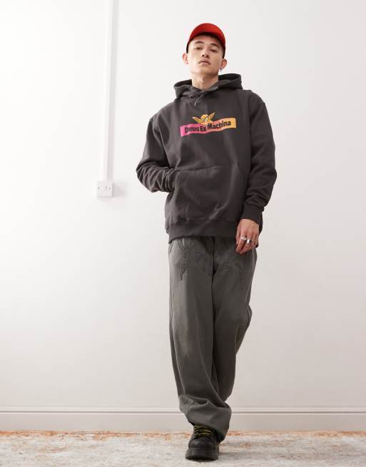 Deus Ex Machina angel energy hoodie in black | ASOS