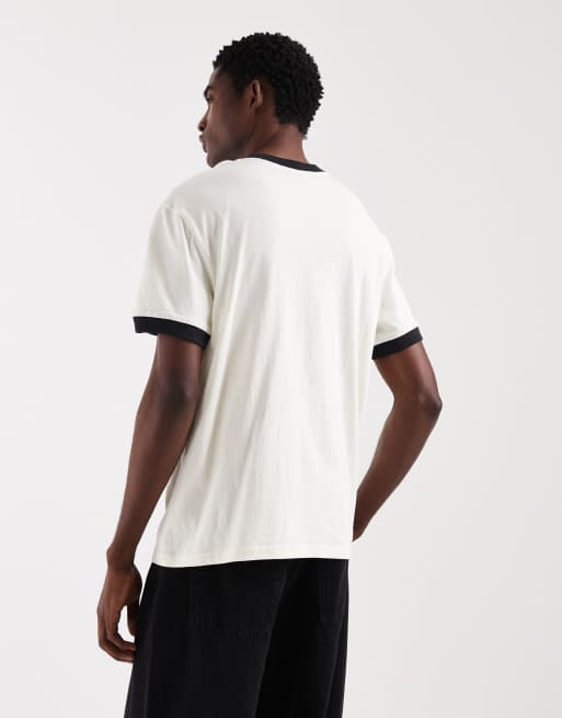 Deus Ex Machina – Arrows – Biały T-shirt z lamówkami, 3 z 5