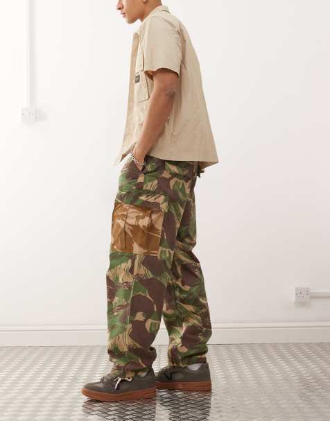Deus Ex Machina arts & crafts camo cargo pants in multi - view 1