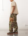 [Deus Ex Machina] Deus Ex Machina Arts & Crafts camo cargo pants in multi W36-38 Multi