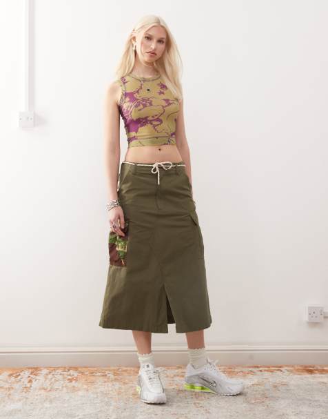 Deus Ex Machina - arts & crafts - Cargo rok in groen - view 1