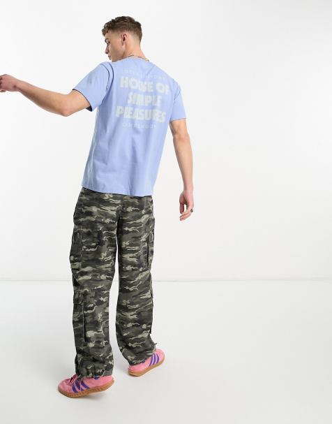 Deus Ex Machina base t-shirt in blue - view 1