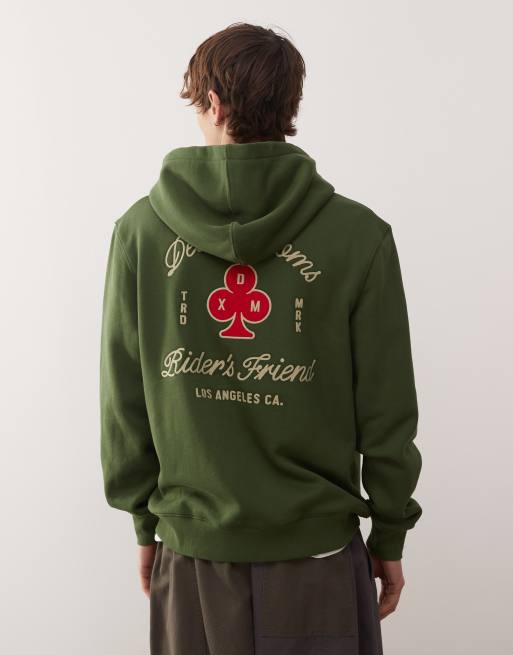 Deus Ex Machina – Basto – Kapuzenjacke in Khaki mit Logo und Reißverschluss, 3 von 5