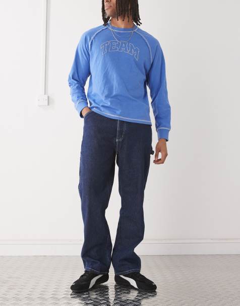 Deus Ex Machina Big Fella denim pants in indigo - view 1