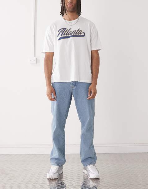 Deus Ex Machina big fella denim pants in light blue - view 1