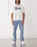 [Deus Ex Machina] Deus Ex Machina Big Fella denim pants in light blue W30 BLUE