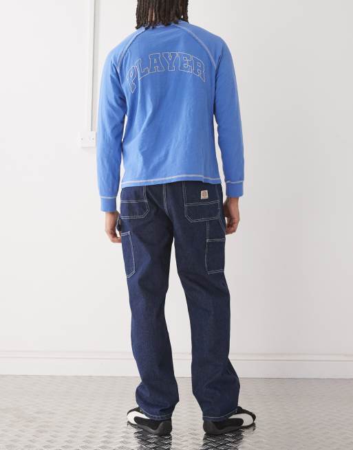 Deus Ex Machina - Big Fella - Pantaloni in denim color indaco, 3 di 5