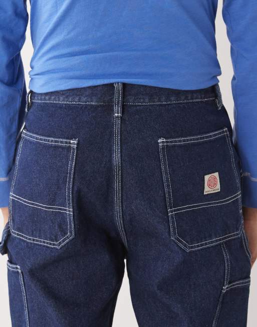 Deus Ex Machina - Big Fella - Pantaloni in denim color indaco, 4 di 5