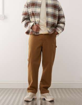 Deus Ex Machina Deus Ex Machina big fella trousers in light brown