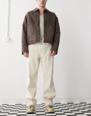Thumbnail - Deus Ex Machina - Big Fella - Unisex-Jeans in Natural-Weiß