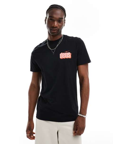 Deus Ex Machina bolter graphic t-shirt in black - view 1