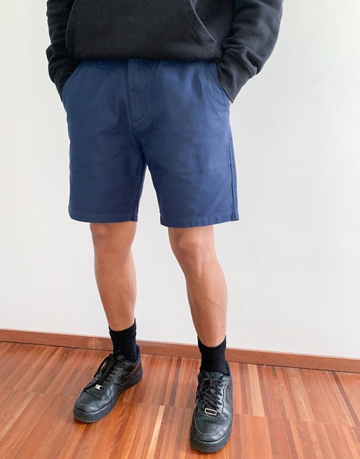 Deus Ex Machina brooks military chino shorts in navy