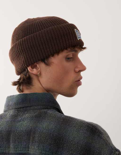 Deus Ex Machina campus beanie in brown | ASOS