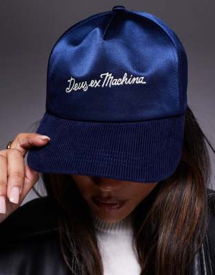 Deus Ex Machina - Customs - Trucker-Kappe in Marineblau