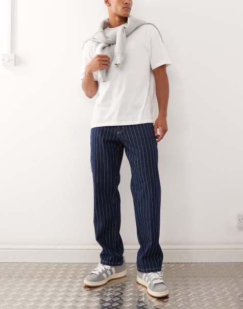 Deus Ex Machina Dallas stripe work pants - view 1