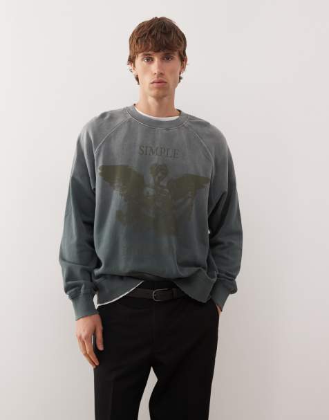 Deus Ex Machina dark green oversized sweatshirt - view 1