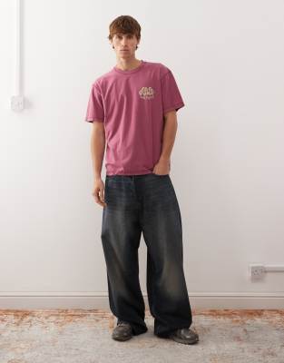 Deus Ex Machina Debris T-shirt In Pink