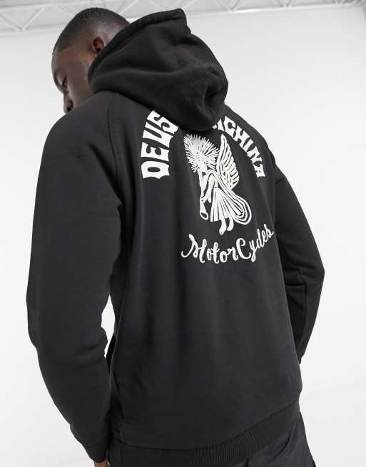 Deus Ex Machina devil hoodie in black