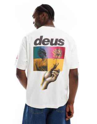 Deus Ex Machina Deus Ex Machina dig u heavyweight t-shirt in white